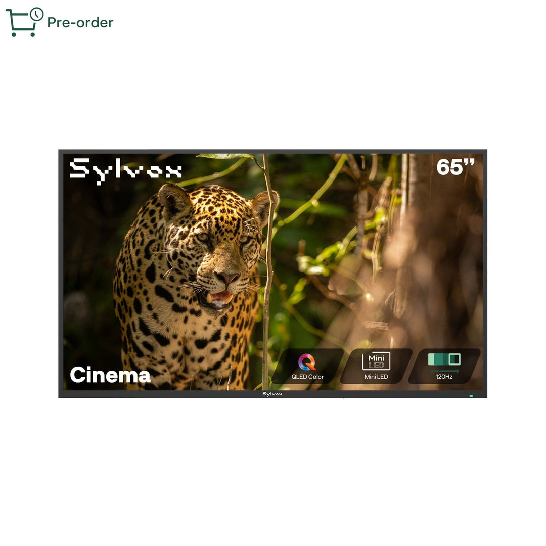 Sylvox Cinema تلفزيون خارجي Helio QLED مقاس 65 بوصة - موديل 2026 (120HZ و 2000 نيت)