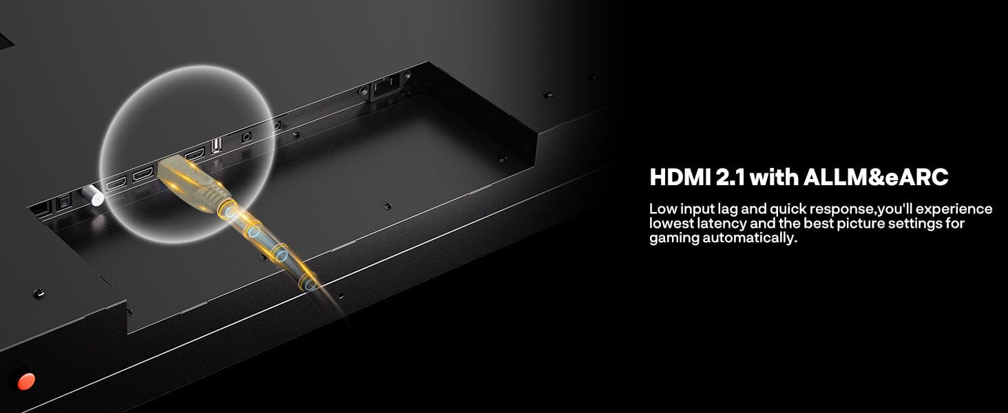 دعم HDMI 2.1 و ALLM و eARC لتجربة ألعاب سلسة على تلفزيون Sylvox Cinema