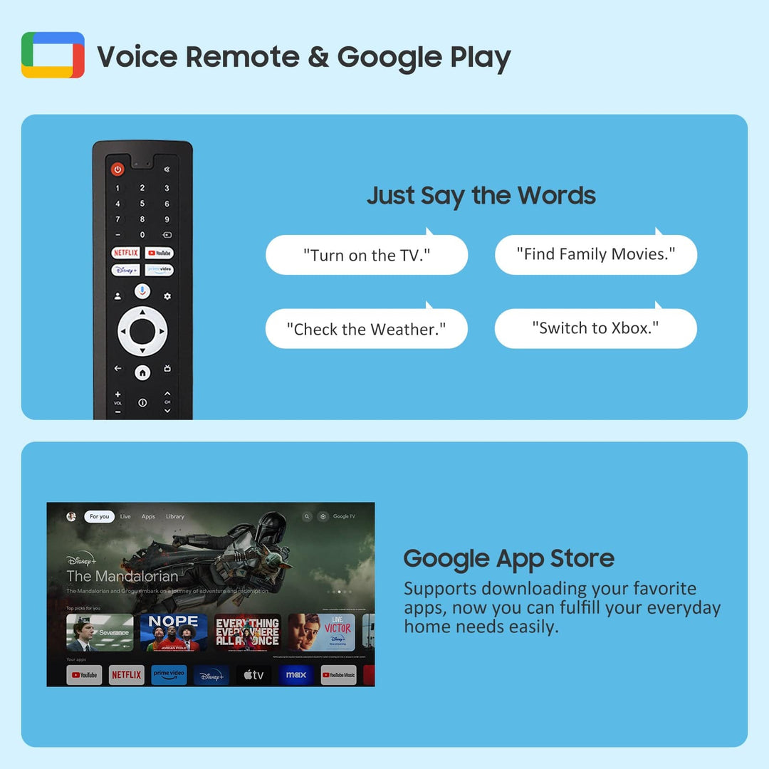 24-inch Smart RV TV 12 Volt (Google TV) - Vehicle Series