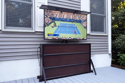 Outdoor TV lift cabinets