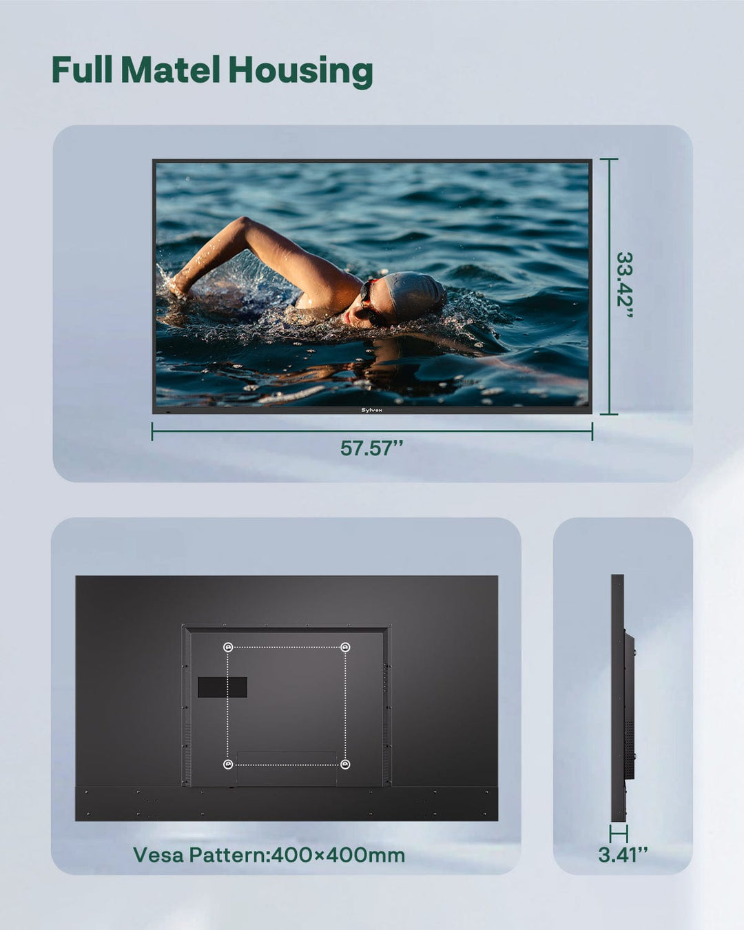 Waterproof Outdoor TV 65 inches - Gaming Series 2026 (120HZ)