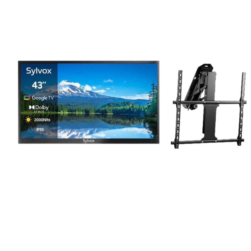 TV+Motorized Ceiling Mount