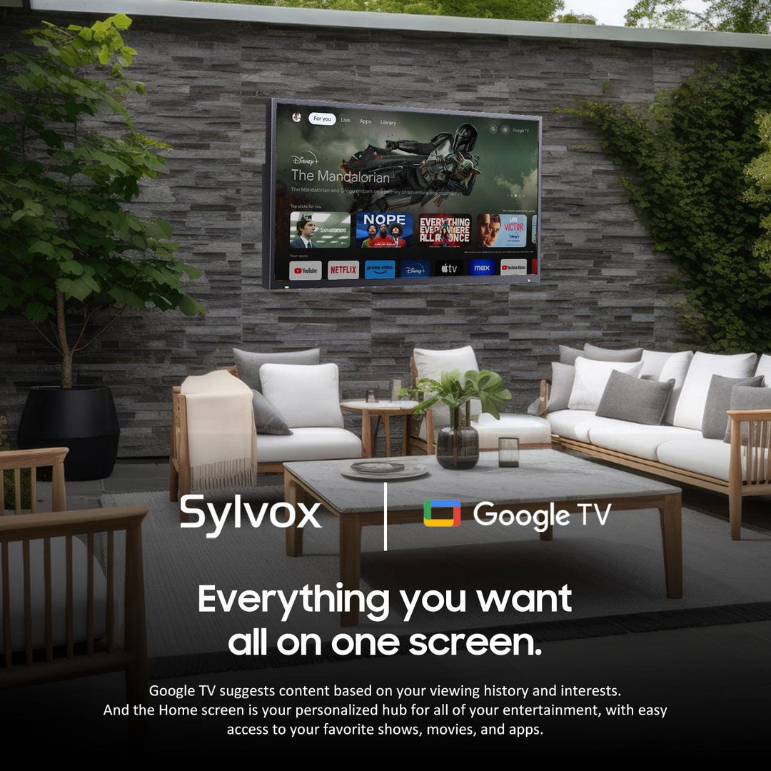 65-inch Outdoor Television (Google TV) - Deck Pro 3.0 Model for 2026