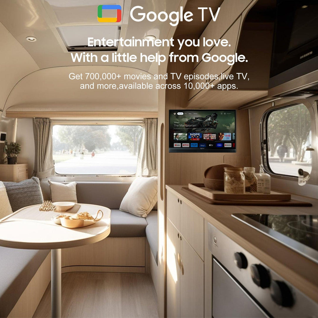 32-inch Smart RV TV 12 Volt (Google TV) - Vehicle Series