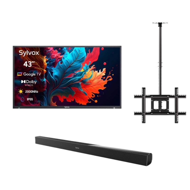 تلفزيون خارجي QLED فاخر 43 بوصة (Google TV) - سلسلة Pool Pro QLED 2.0 لعام 2026