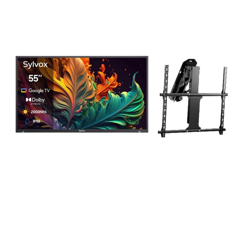 TV+Motorized Ceiling Mount