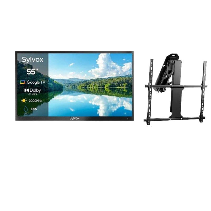TV+Motorized Ceiling Mount
