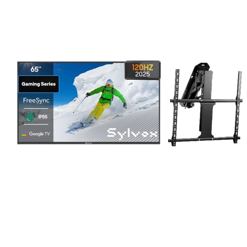 TV+Motorized Ceiling Mount