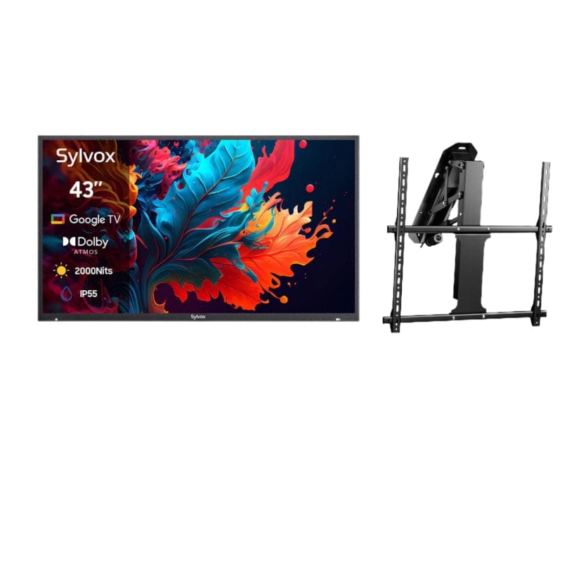 TV+Motorized Ceiling Mount