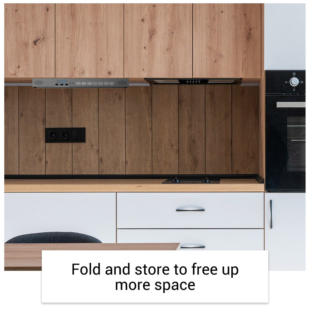 Smart TV 15.6 inches Under Cabinet - Black Kitchen