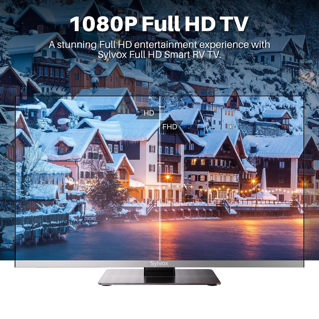 24-inch Smart RV TV 12 Volt - Limo Series (with DVD player)