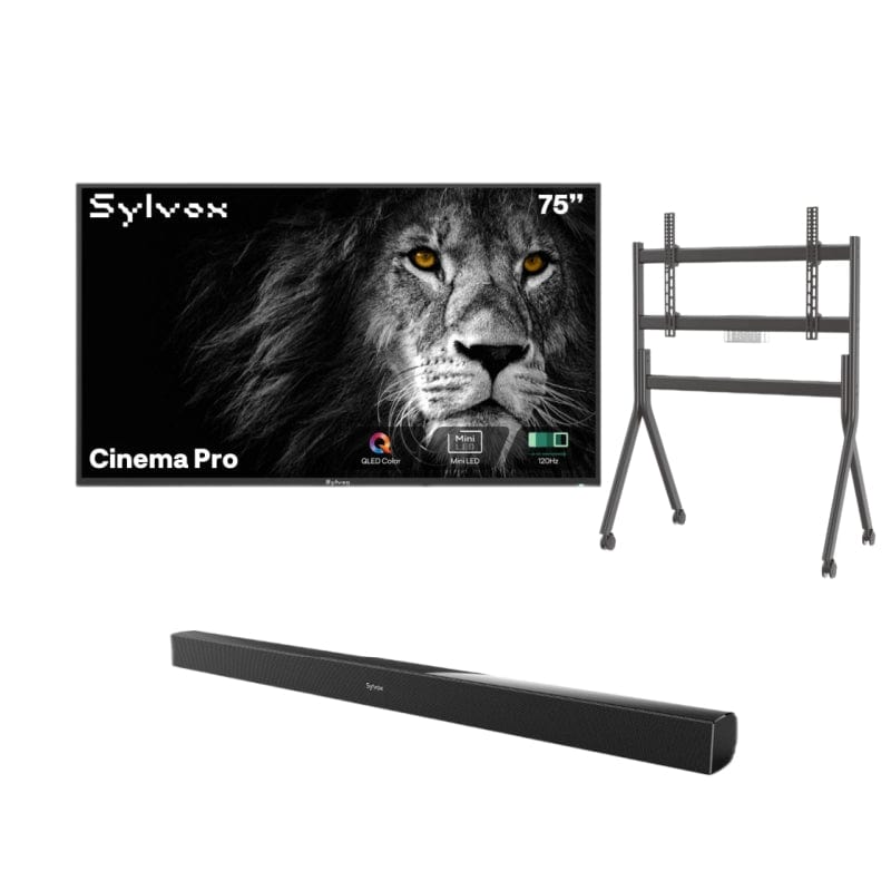 Sylvox Cinema Pro تلفزيون خارجي Helio QLED مقاس 75 بوصة (120HZ، 3500 نيت)