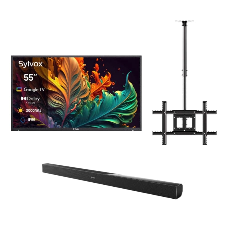 تلفزيون خارجي QLED فاخر 55 بوصة (Google TV) - سلسلة Pool Pro QLED 2.0 لعام 2026