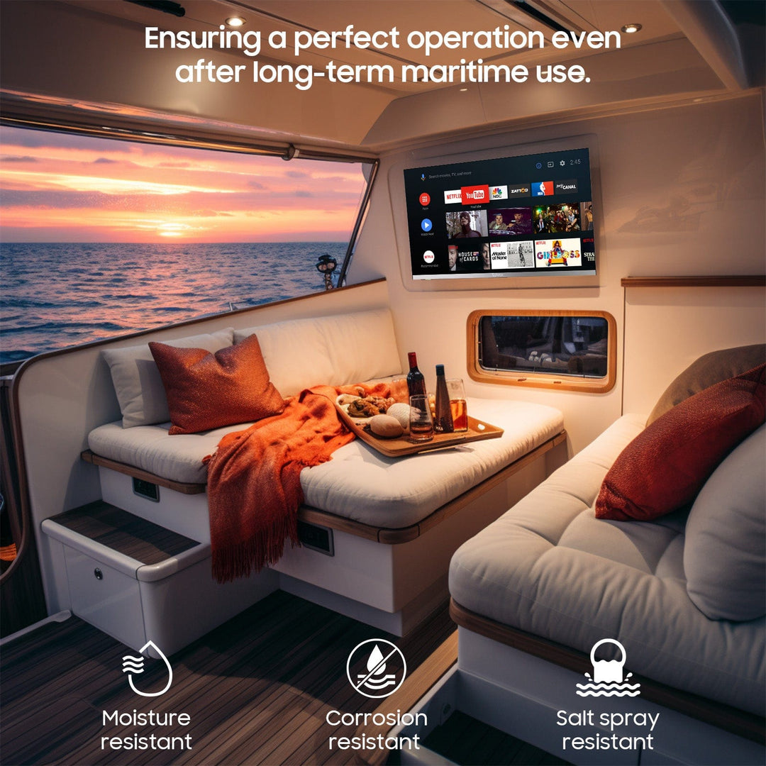 22" Smart 12V RV TV - Marine Series (With DVD Combo)