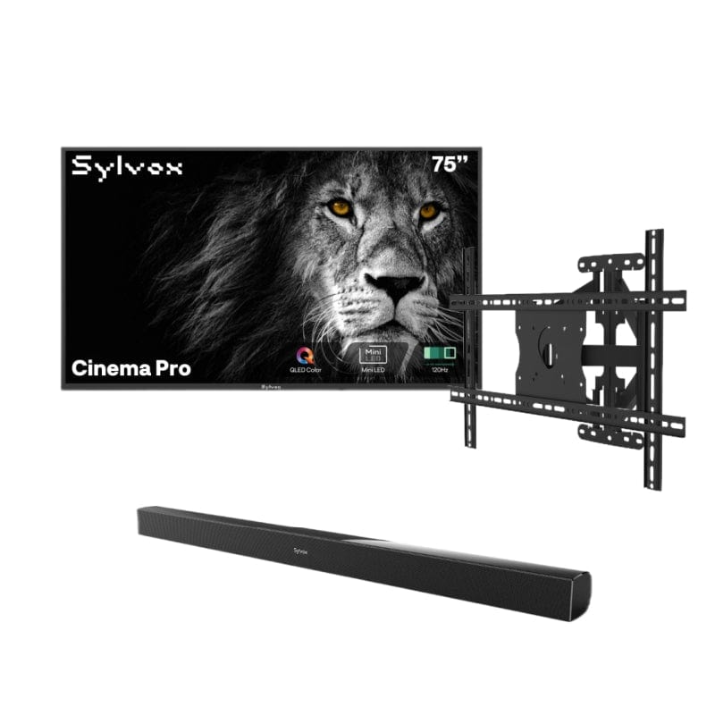 Sylvox Cinema Pro تلفزيون خارجي Helio QLED مقاس 75 بوصة (120HZ، 3500 نيت)