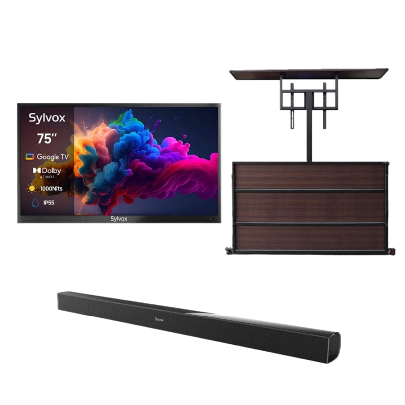 تلفزيون خارجي QLED متطور 75 بوصة (Google TV) - Deck Pro QLED 3.0 لعام 2026