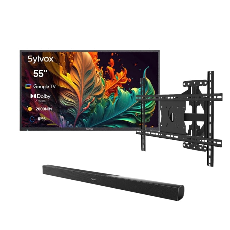 تلفزيون خارجي QLED فاخر 55 بوصة (Google TV) - سلسلة Pool Pro QLED 2.0 لعام 2026