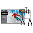 TV+Rolling TV Cart (43"-55")