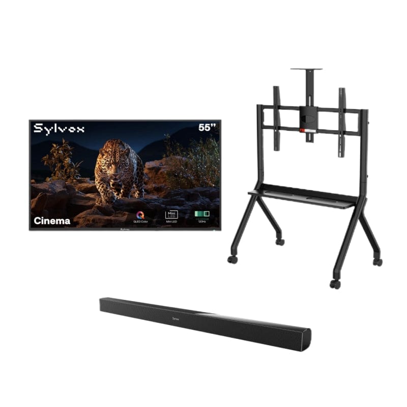 Sylvox Cinema تلفزيون خارجي Helio QLED مقاس 55 بوصة - موديل 2026 (120HZ و 2000 نيت)