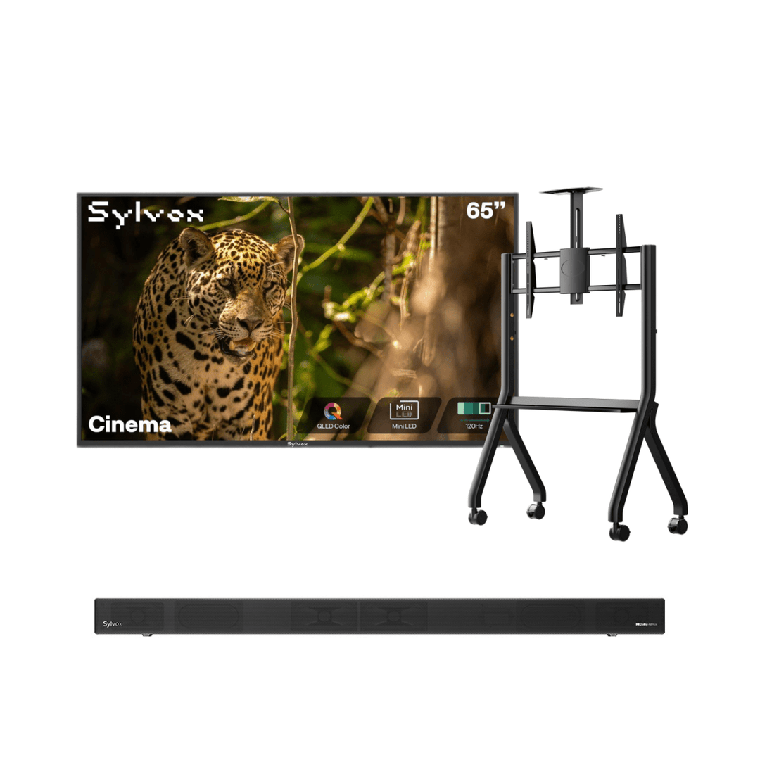 Sylvox Cinema تلفزيون خارجي Helio QLED مقاس 65 بوصة - موديل 2026 (120HZ و 2000 نيت)