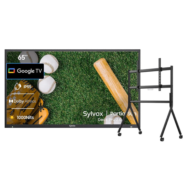 TV+Rolling TV Cart