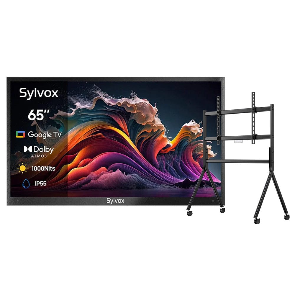TV+Rolling TV Cart