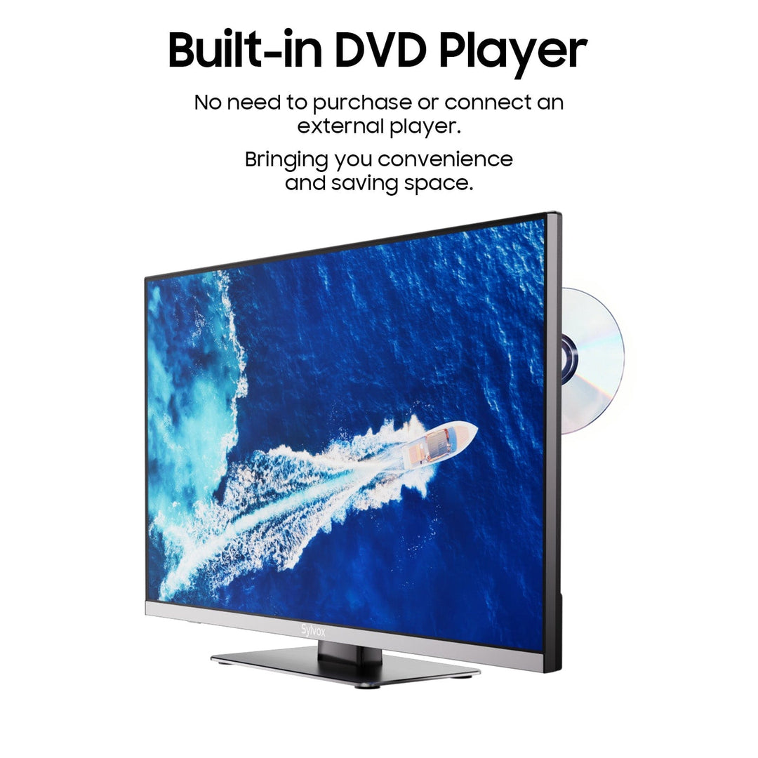 22" Smart 12V RV TV - Marine Series (With DVD Combo)