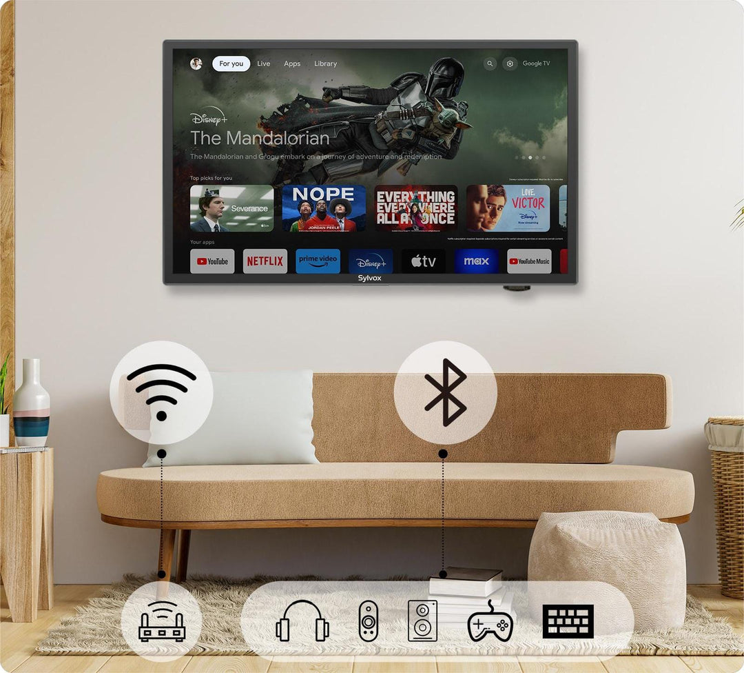 Bluetooth للصوت الشخصي، متصل بسلاسة بشبكة WiFi الخاصة بتلفازك.