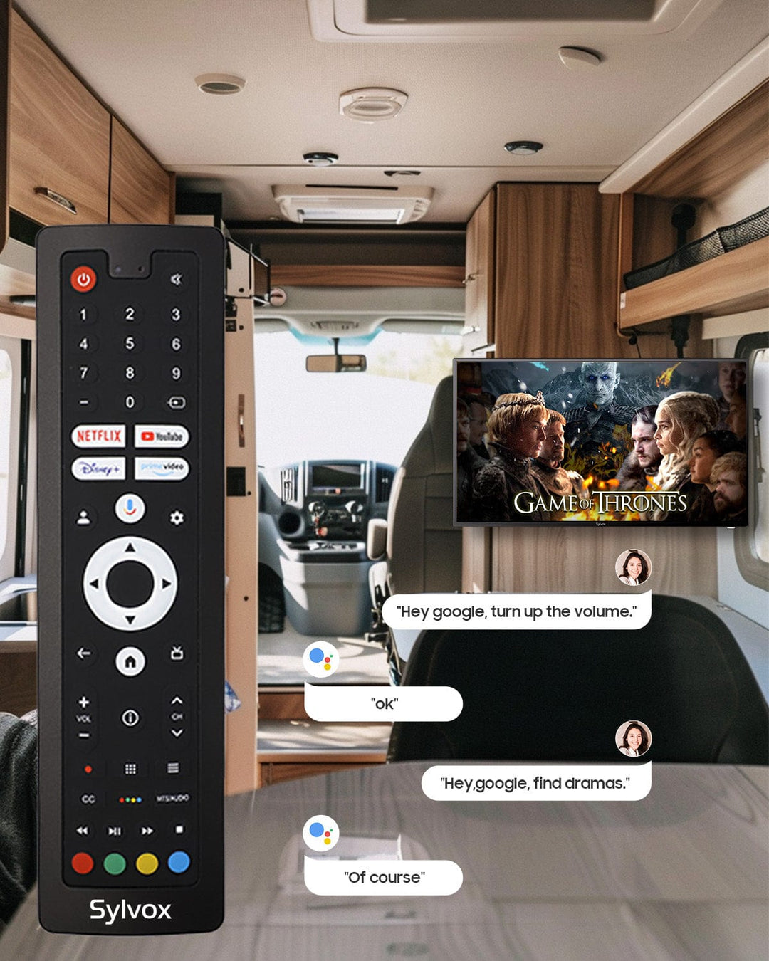 40-inch Smart RV TV 12 Volt (Google TV) - Vehicle Series