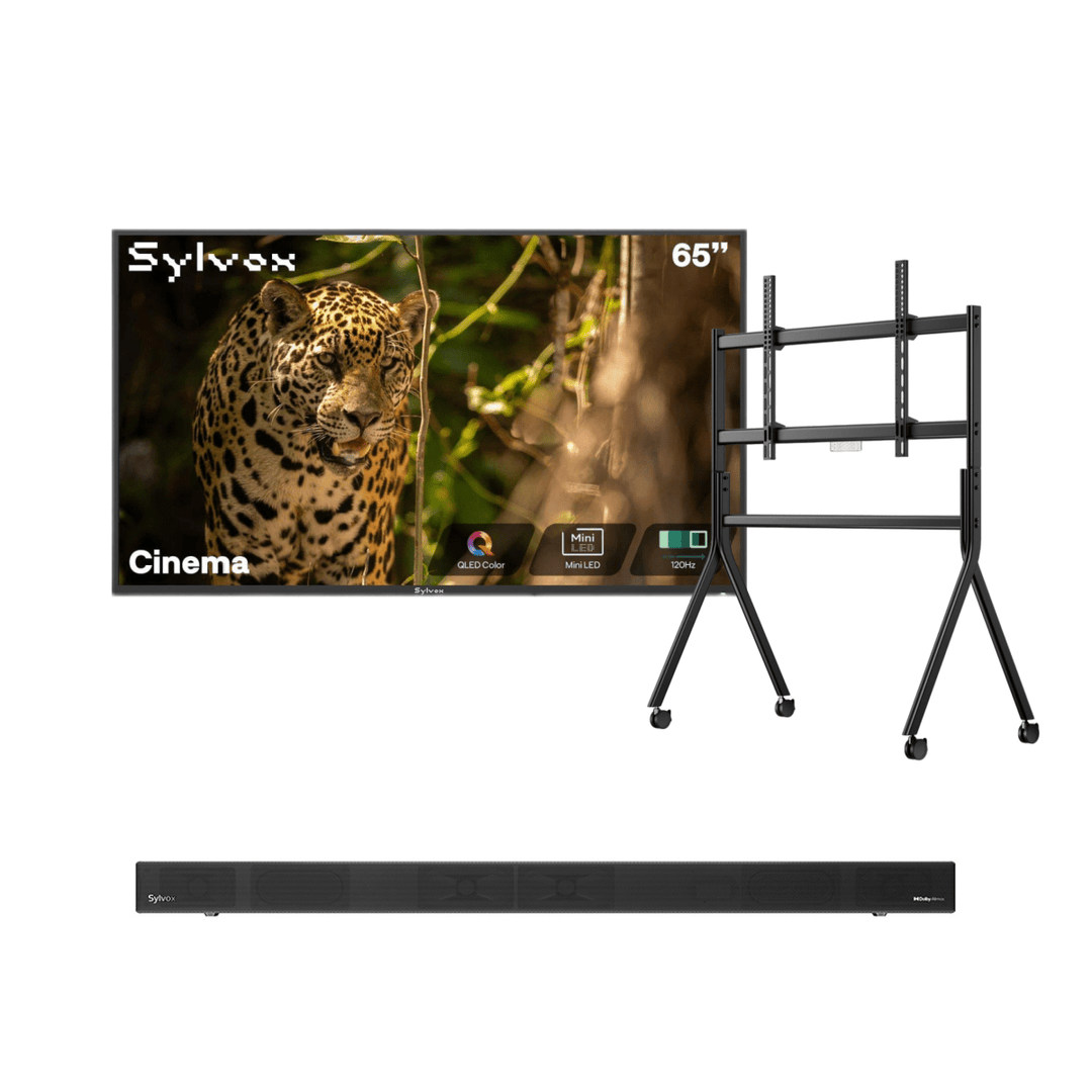 Sylvox Cinema تلفزيون خارجي Helio QLED مقاس 75 بوصة - موديل 2026 (120HZ و 2000 نيت)