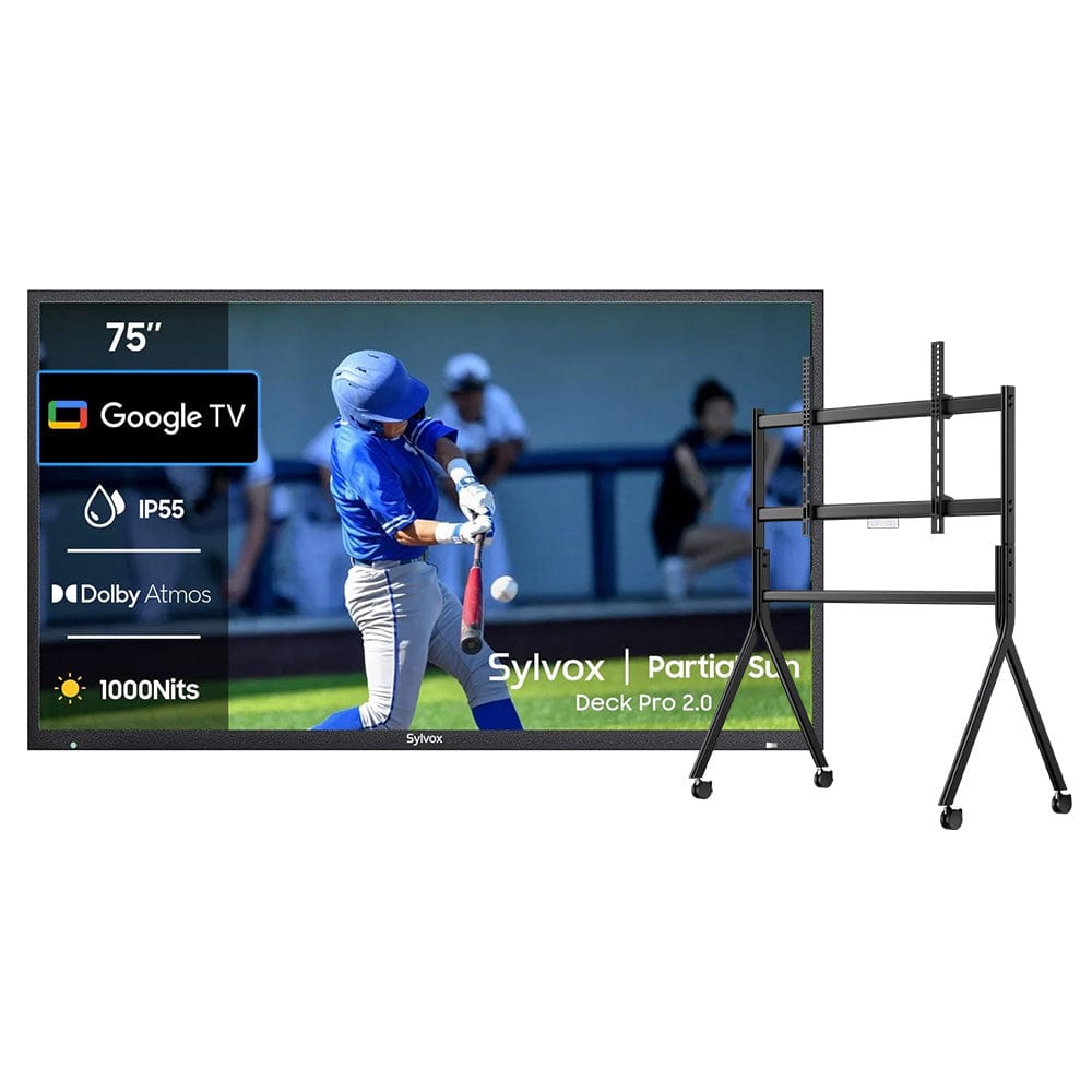 TV+Rolling TV Cart
