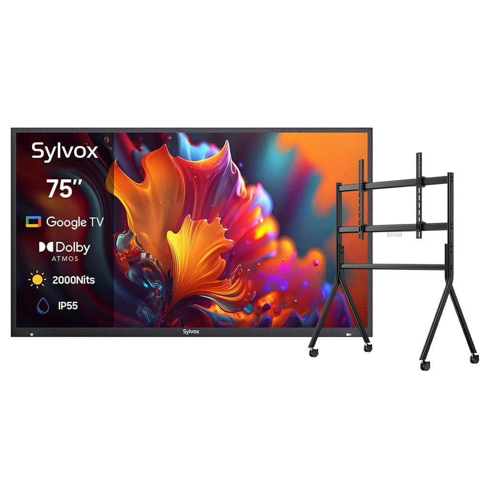 TV+Rolling TV Cart