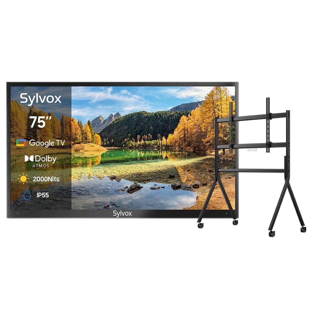 TV+Rolling TV Cart