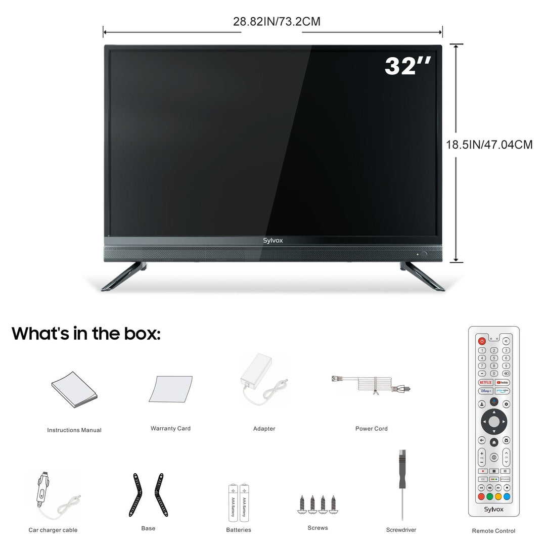 32-inch Smart RV TV 12 Volt (Google TV) - Vehicle Series