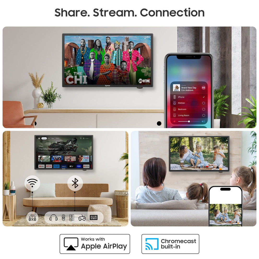 24-inch Smart RV TV 12 Volt (Google TV) - Vehicle Series
