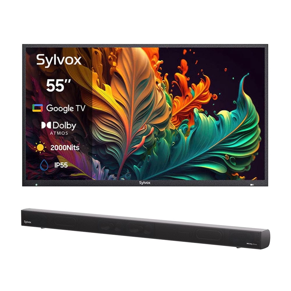 تلفزيون خارجي QLED فاخر 55 بوصة (Google TV) - سلسلة Pool Pro QLED 2.0 لعام 2026