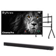Sylvox Cinema Pro تلفزيون خارجي Helio QLED مقاس 75 بوصة (120HZ، 3500 نيت)