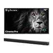Sylvox Cinema Pro تلفزيون خارجي Helio QLED مقاس 75 بوصة (120HZ، 3500 نيت)