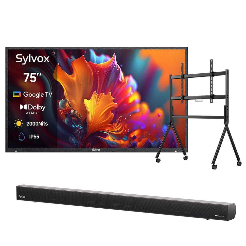 تلفزيون خارجي QLED فاخر 75 بوصة (Google TV) - سلسلة Pool Pro QLED 2.0 لعام 2026
