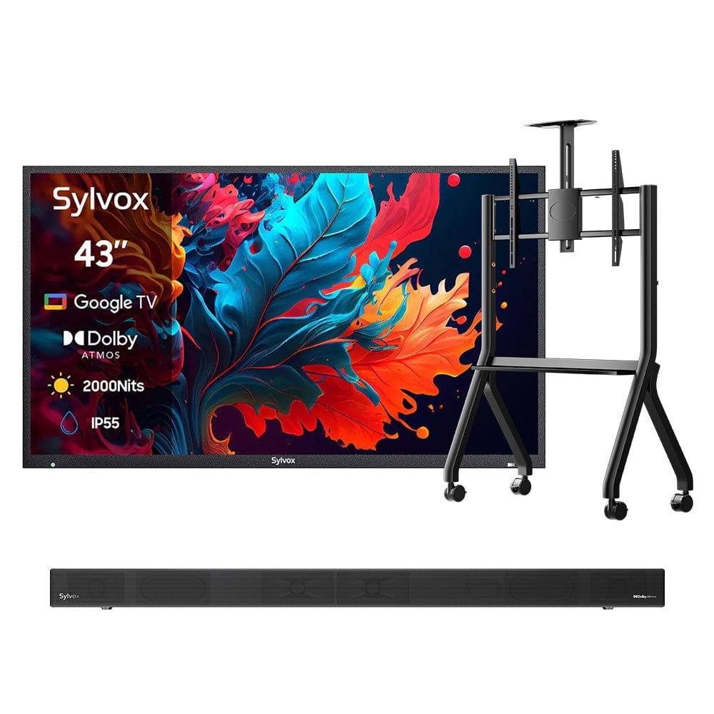 تلفزيون خارجي QLED فاخر 43 بوصة (Google TV) - سلسلة Pool Pro QLED 2.0 لعام 2026