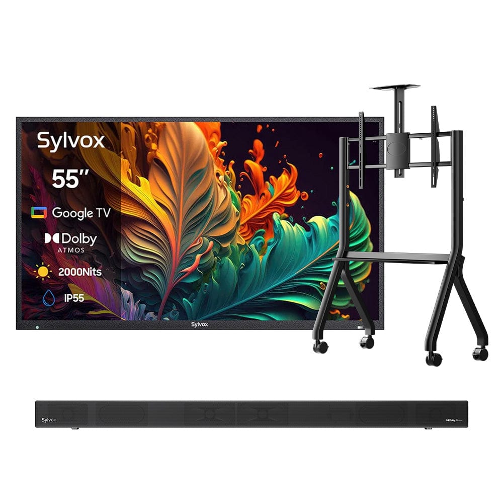 تلفزيون خارجي QLED فاخر 55 بوصة (Google TV) - سلسلة Pool Pro QLED 2.0 لعام 2026