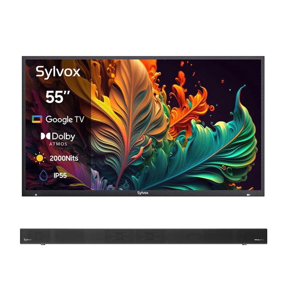 تلفزيون خارجي QLED فاخر 55 بوصة (Google TV) - سلسلة Pool Pro QLED 2.0 لعام 2026