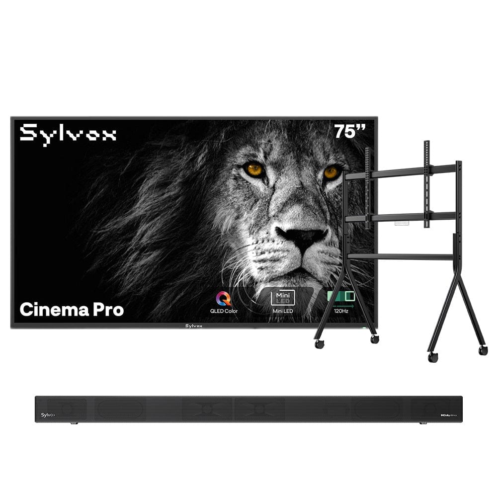 Sylvox Cinema Pro تلفزيون خارجي Helio QLED مقاس 75 بوصة (120HZ، 3500 نيت)