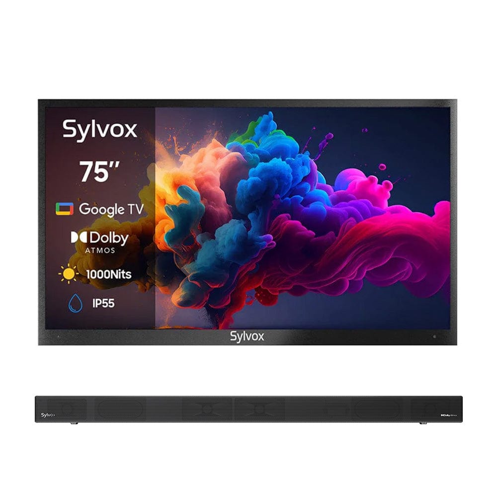 تلفزيون خارجي QLED متطور 75 بوصة (Google TV) - Deck Pro QLED 3.0 لعام 2026