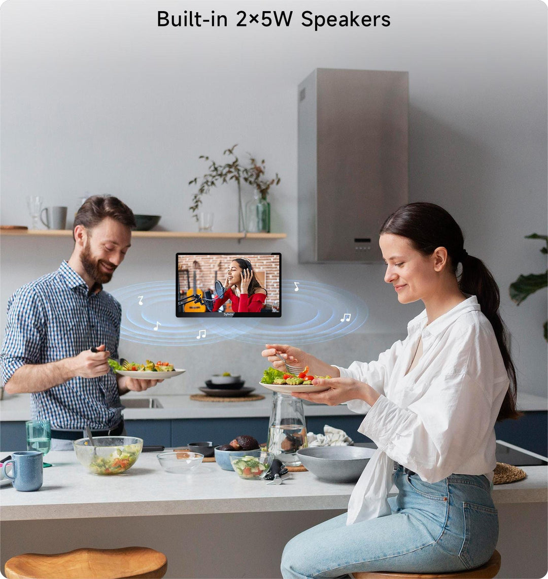 تلفزيون ذكي 15.6 بوصة تحت خزانة المطبخ - سلسلة Mini Kitchen