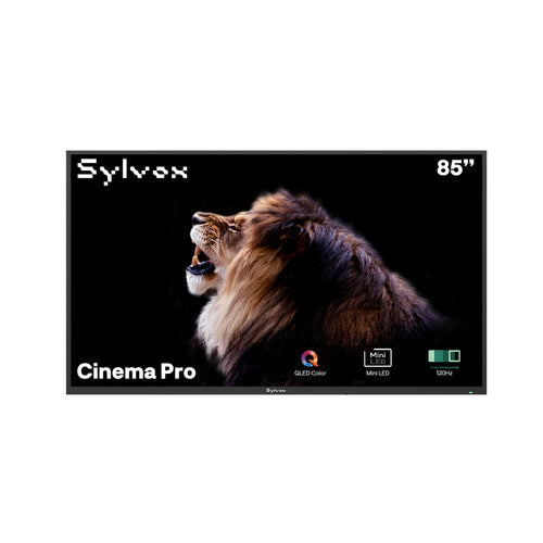 Sylvox Cinema Pro تلفزيون خارجي Helio QLED مقاس 85 بوصة (3500 نيت، 120HZ)